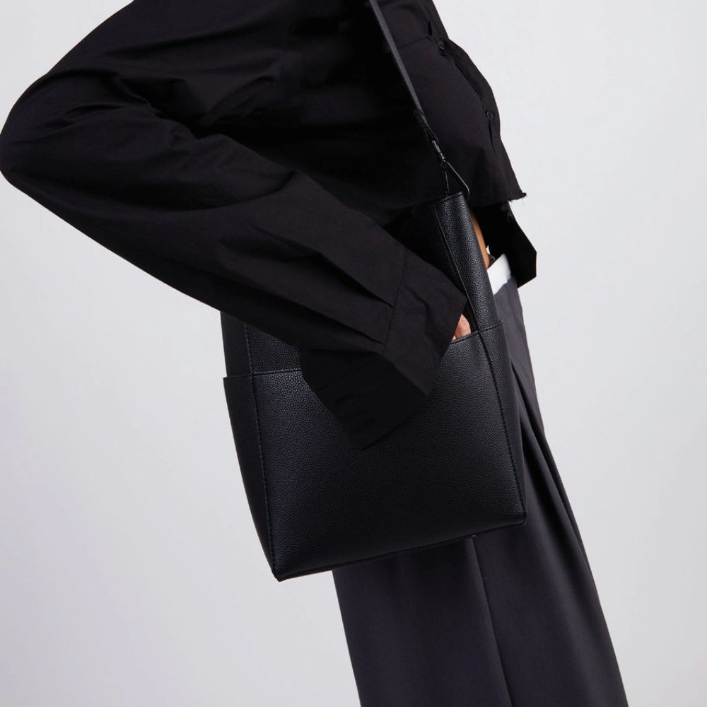 Oak + Fort Like New Boxy Tote Black